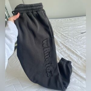 White Fox Sweat Pants